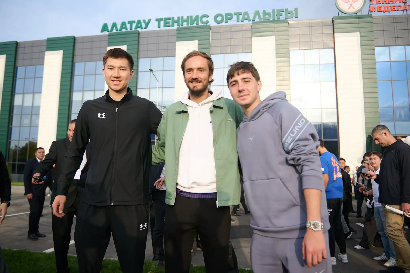 Бейбит Жукаев, Даниил Медведев, Александр Шевченко