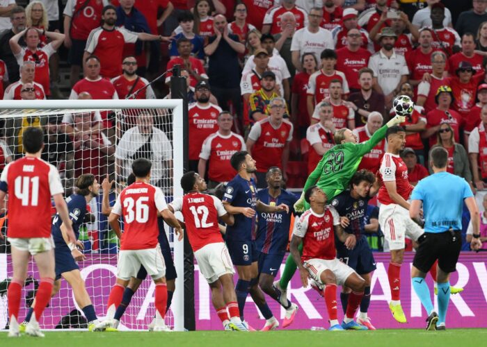 paris saint germain v arsenal fc uefa champions league fin 1